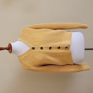 Textured cotton Everlane cardigan